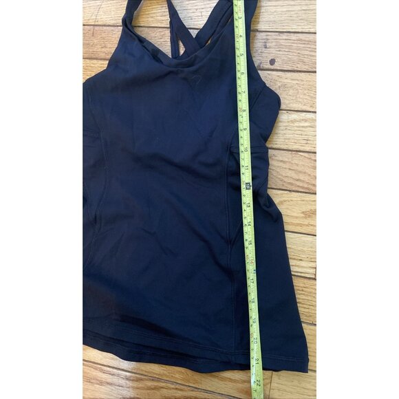 Lululemon Womens Tank Top BLACK Fitting Swiftly Tech Racerback Size Small - Picture 2 of 5